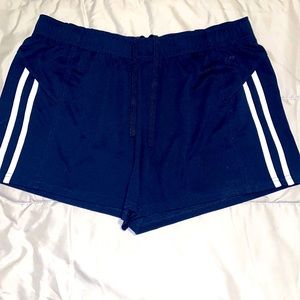 Champion navy drawstring waist shorts no pockets